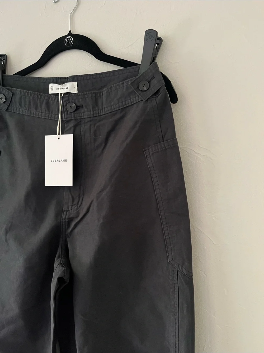 🖤EVERLANE THE FATIGUE BARREL PANTS IN BLACK 6